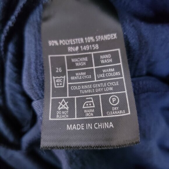 Public Record Mens Joggers Track Pants Heather Navy Blue size M - Picture 5 of 12